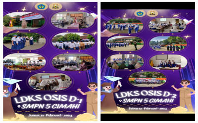 Pelaksanaan LDKS OSIS SMP Negeri 5 Cimahi Tahun 2025