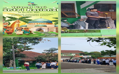 SMP Negeri 5 Cimahi Gelar Apel Peringatan Hari Santri 2025