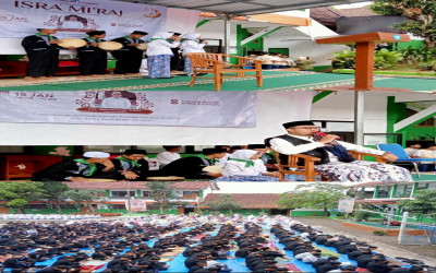 Peringatan Isra Miraj1447 Hijriah di SMP Negeri 5 Cimahi