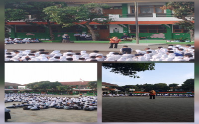 1.234 Siswa SMP Negeri 5 Cimahi Ikuti Penyuluhan P4GN Bersama BNN Kota Cimahi