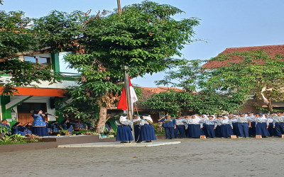Kobarkan Semangat Harkitnas ke-118, SMPN 5 Cimahi Siap Jaga Tunas Bangsa
